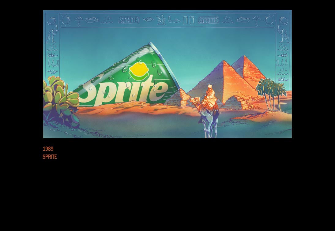 Sprite, pyramide